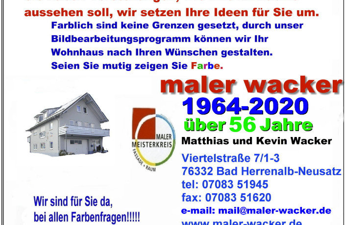 Beispielarbeit von Maler Wacker - veröffentlicht auf Maler.org